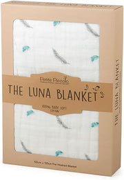 Petite Picolo The Luna Blanket Feathers - MumCart